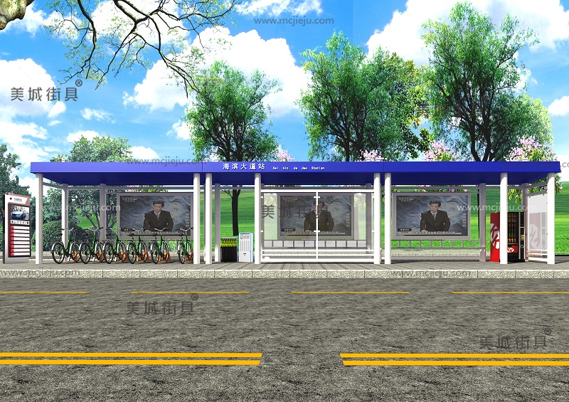 2018.6.29  河南周口公交站臺、候車亭發(fā)貨