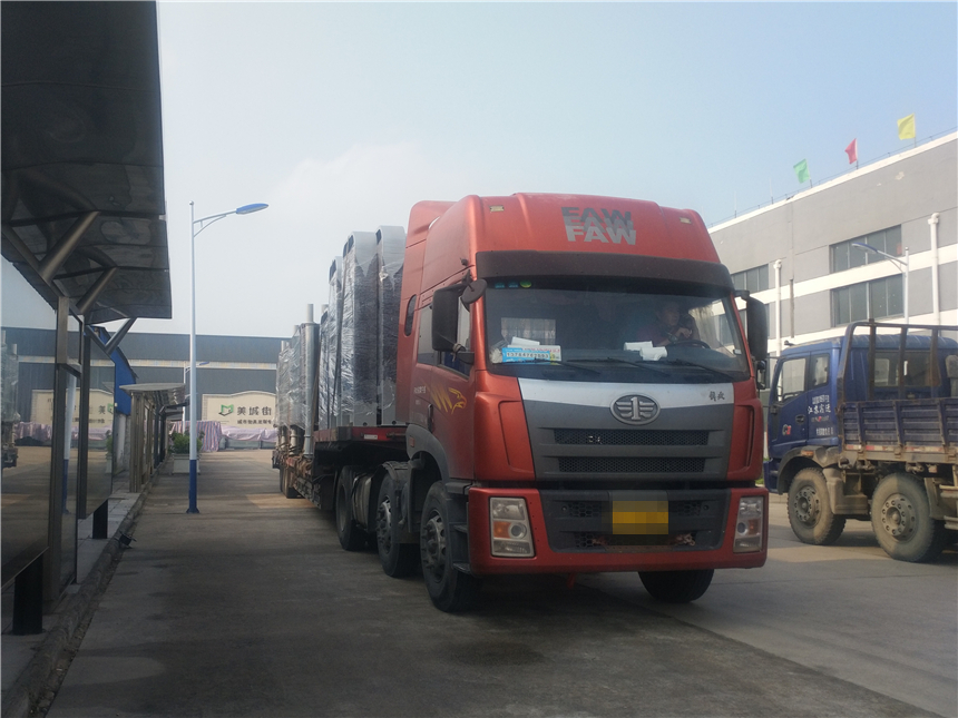 2019.4.16河北肅寧公交站臺、候車亭發(fā)貨