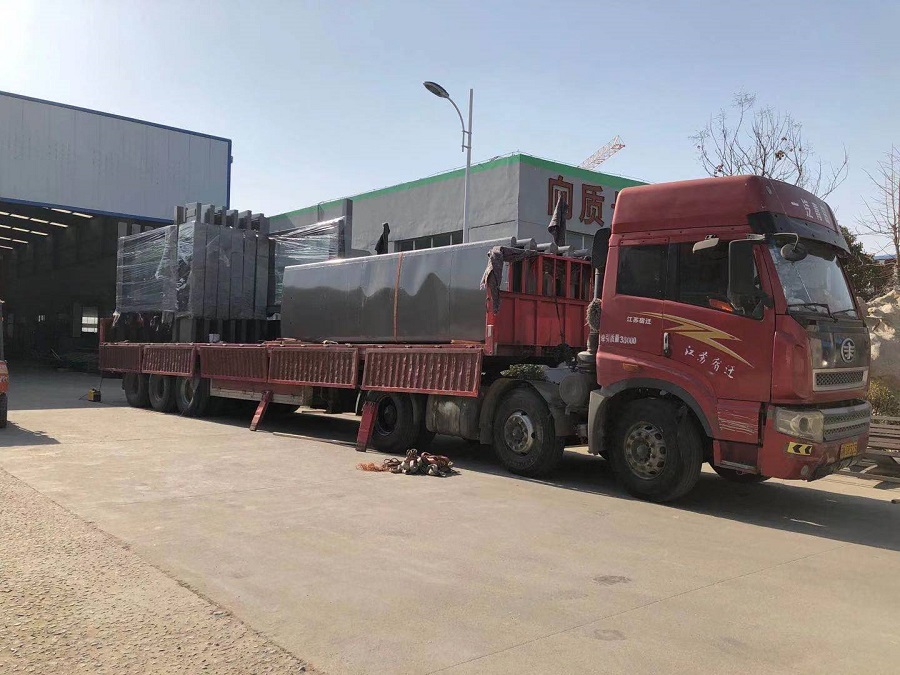 【2021年1月17日】江蘇鹽城市候車亭項(xiàng)目第二車發(fā)貨通知