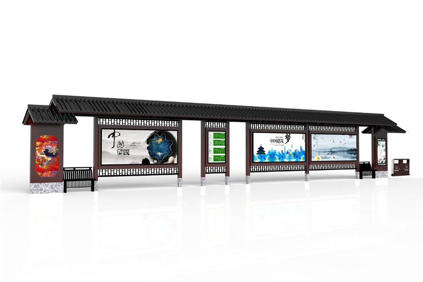 仿古公交候車(chē)亭