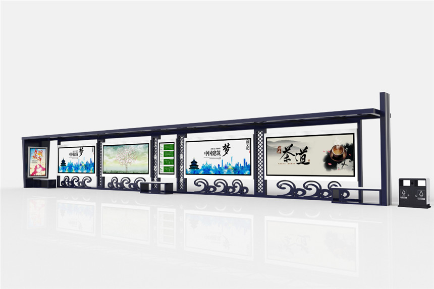 仿古候車(chē)亭